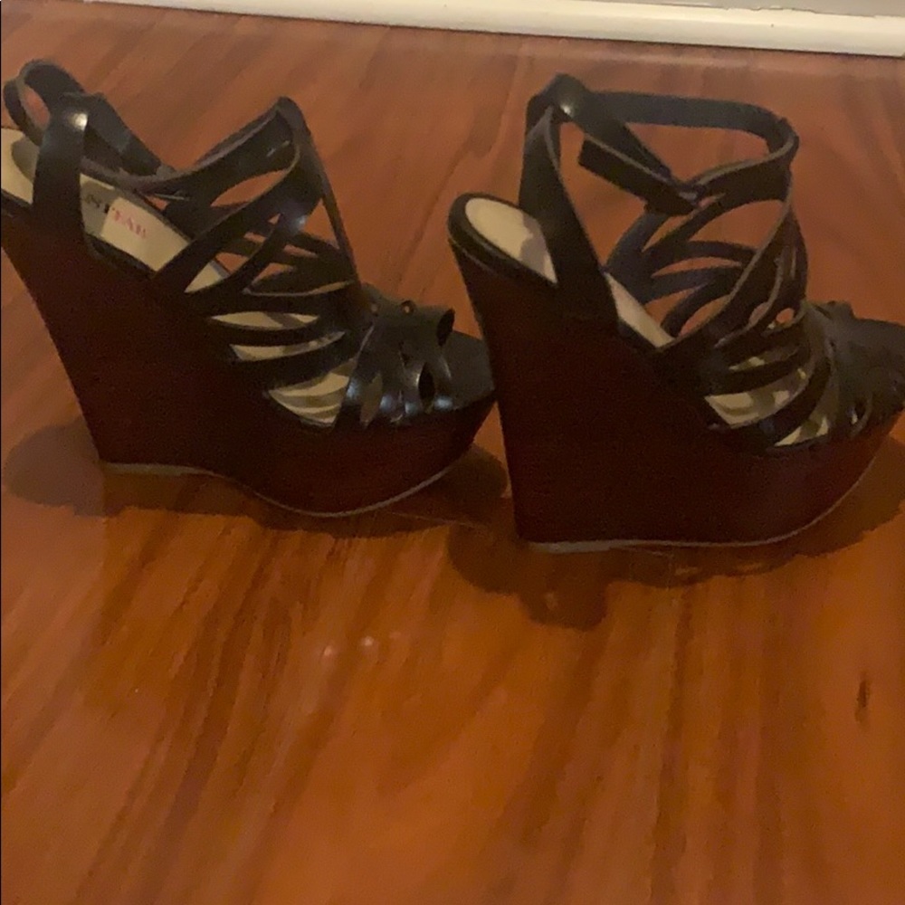Worn in the house one time when I bought them.